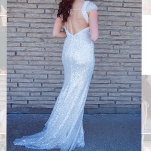 Sequin Bridal/Formal Dress Size 4